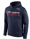 Men's New England Patriots Nike Sideline Circuit Pullover Performance Hoodie - Navy FengYun,baseball caps,new era cap wholesale,wholesale hats